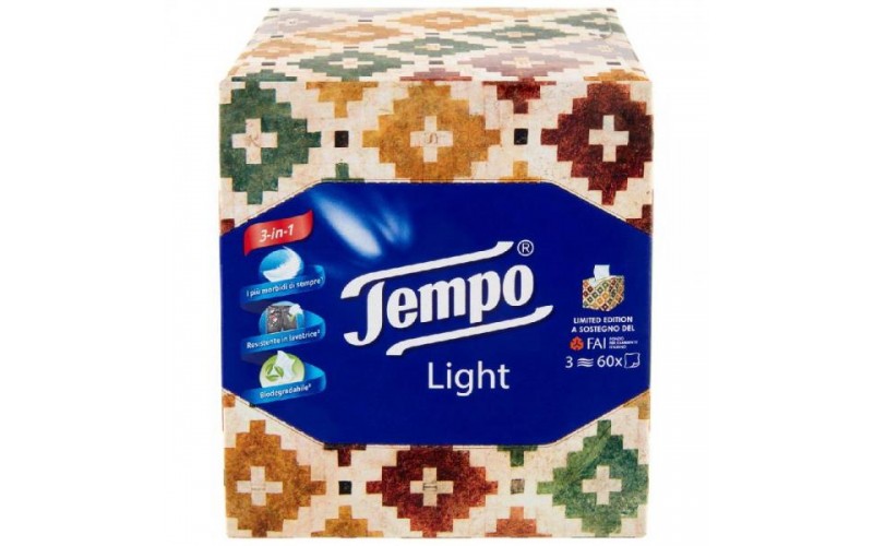 Tempo Veline Box Cubo x60 pz Light