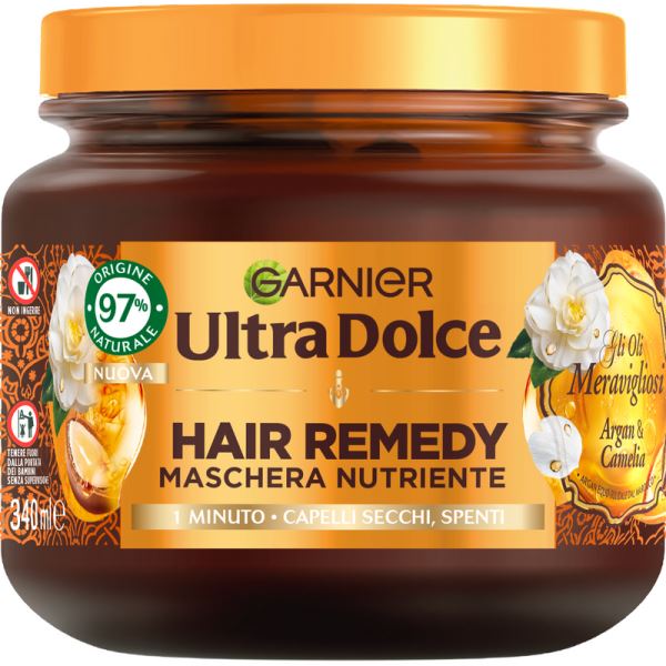Ultra Dolce Maschera 320ml Nutriente Argan & Camelia