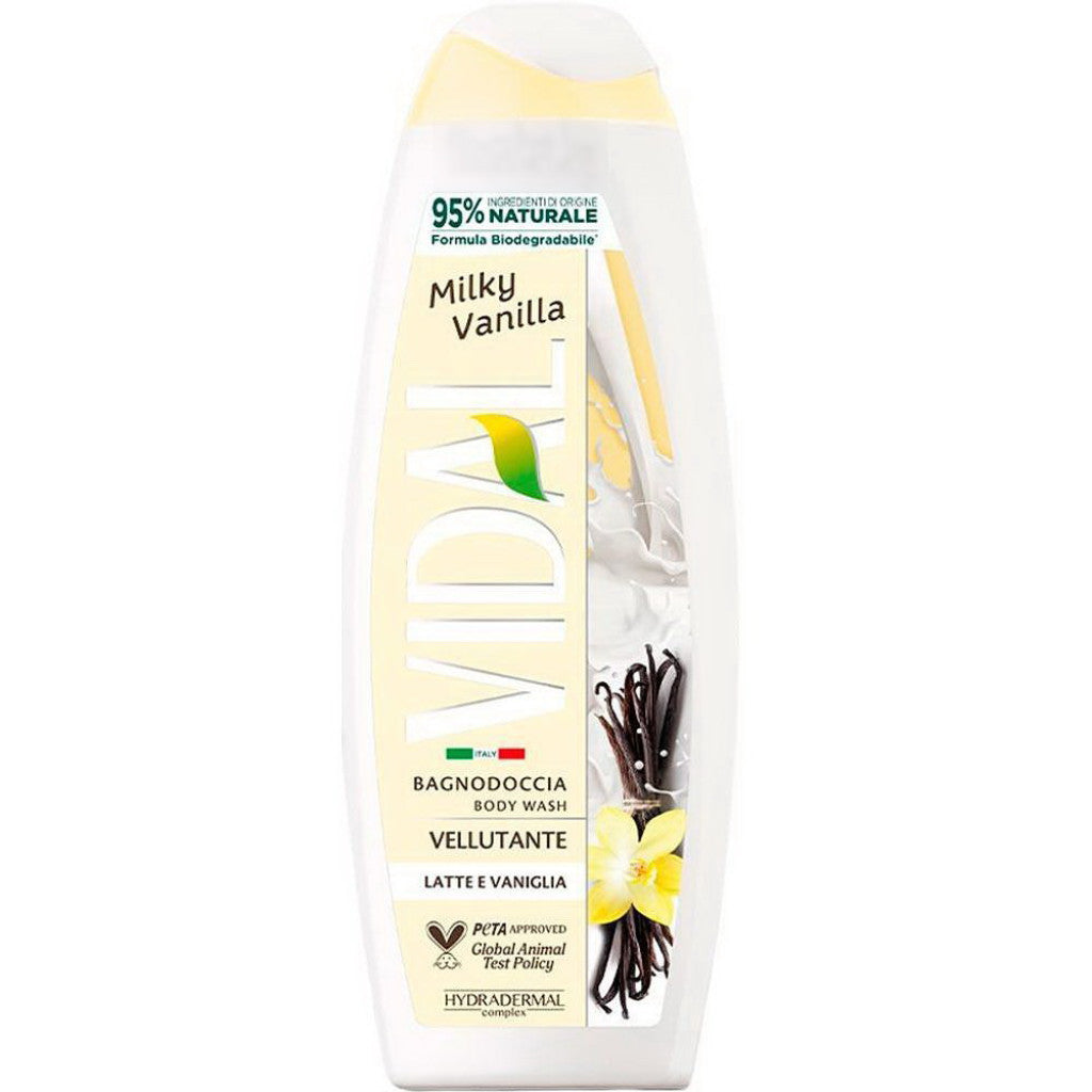 Vidal Bagnoschiuma 500ml Latte & Vaniglia