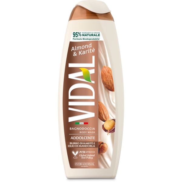 Vidal Bagnoschiuma 500ml Mandorla
